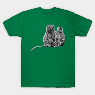 Hamadryas baboon monkeys T-Shirt